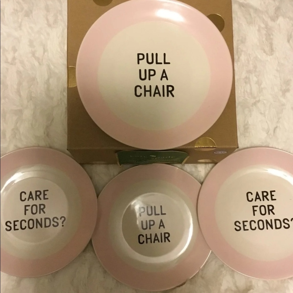 Kate Spade Appetizer Plates Set of 4